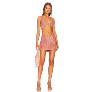 retrofete Nikoletta Dress in Calypso Coral M